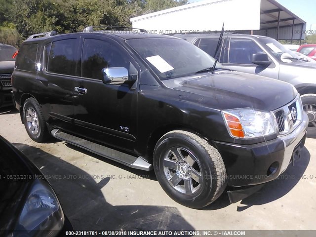 5N1AA08A46N743864 - 2006 NISSAN ARMADA SE/LE BLACK photo 1