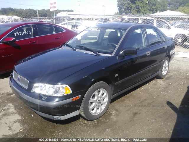 YV1VS255XYF575144 - 2000 VOLVO S40 BLACK photo 2