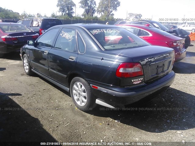 YV1VS255XYF575144 - 2000 VOLVO S40 BLACK photo 3