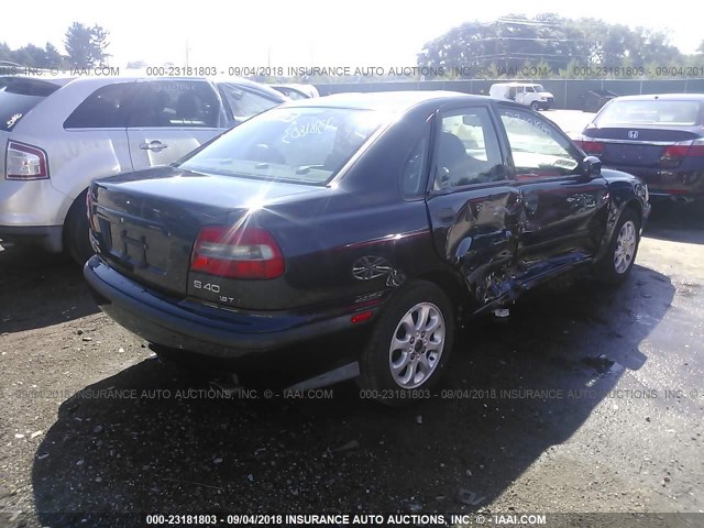 YV1VS255XYF575144 - 2000 VOLVO S40 BLACK photo 4