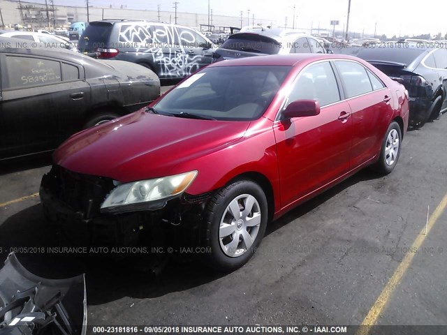 4T4BE46K09R051175 - 2009 TOYOTA CAMRY SE/LE/XLE წითელი ფოტო 2