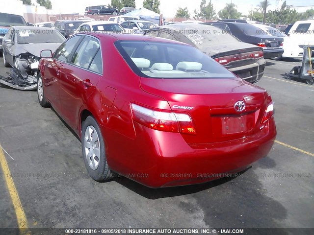 4T4BE46K09R051175 - 2009 TOYOTA CAMRY SE/LE/XLE წითელი ფოტო 3