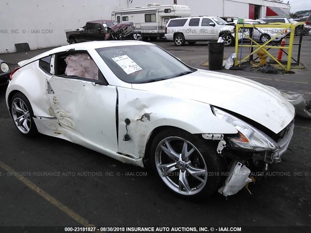 JN1AZ44E89M406849 - 2009 NISSAN 370Z WHITE photo 1