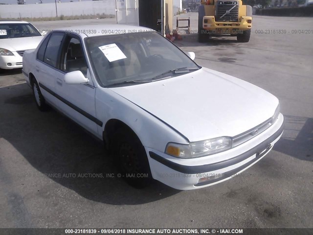 JHMCB7653MC023889 - 1991 HONDA ACCORD LX/EX WHITE photo 1