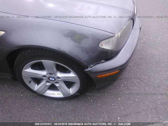 WBABV134X5JT23985 - 2005 BMW 325 CI SULEV GRAY photo 6