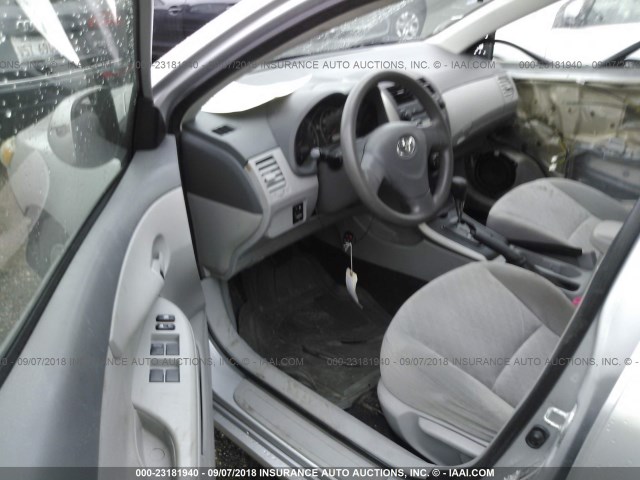 JTDBL40EX99043563 - 2009 TOYOTA COROLLA LE/XLE SILVER photo 5