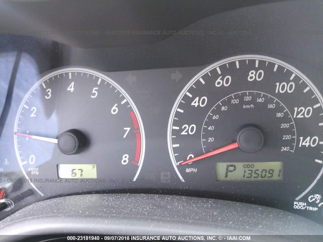 JTDBL40EX99043563 - 2009 TOYOTA COROLLA LE/XLE SILVER photo 7