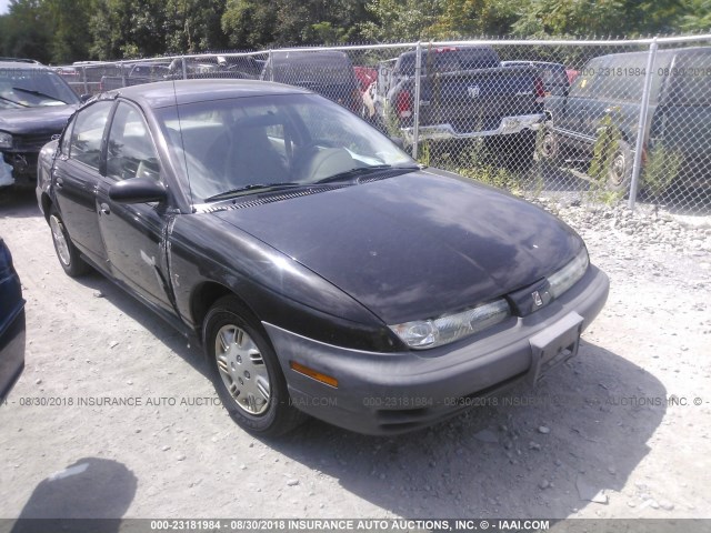 1G8ZH5285TZ181316 - 1996 SATURN SL1 BLACK photo 1