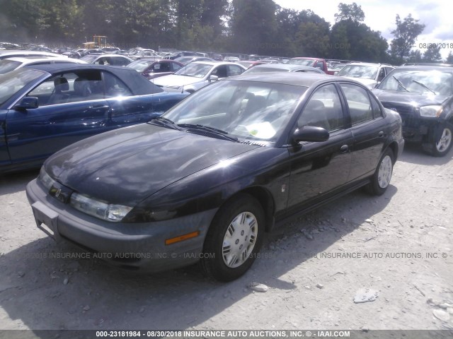 1G8ZH5285TZ181316 - 1996 SATURN SL1 BLACK photo 2