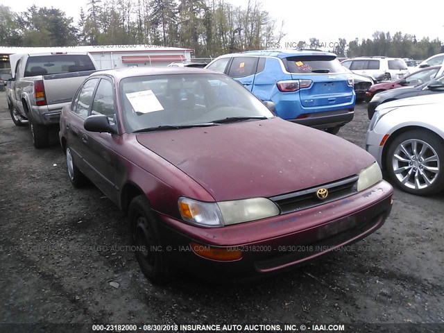 1NXAE09EXPZ063822 - 1993 TOYOTA COROLLA LE/DX RED photo 1