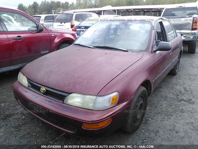 1NXAE09EXPZ063822 - 1993 TOYOTA COROLLA LE/DX RED photo 2