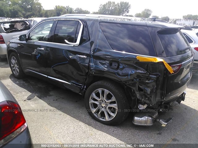 1GNERKKW7JJ274260 - 2018 CHEVROLET TRAVERSE PREMIER GRAY photo 3