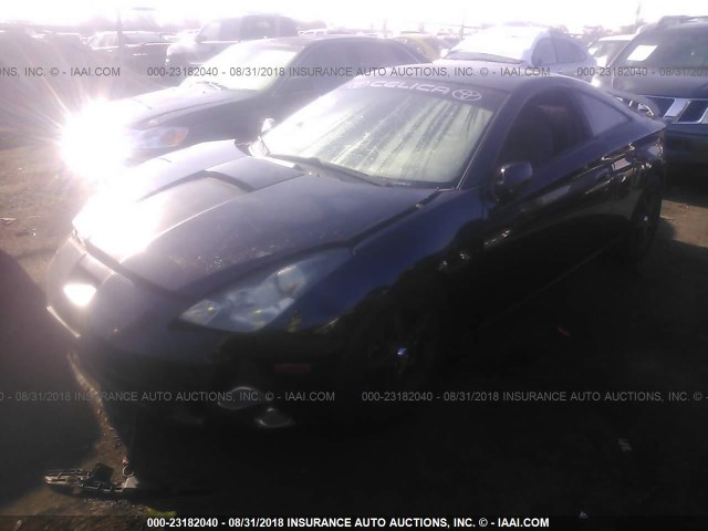 JTDDY32T5Y0017780 - 2000 TOYOTA CELICA GT-S BLACK photo 2