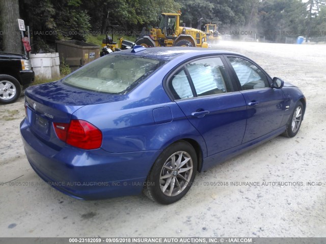 WBAPK5C5XAA651867 - 2010 BMW 328 XI SULEV BLUE photo 4