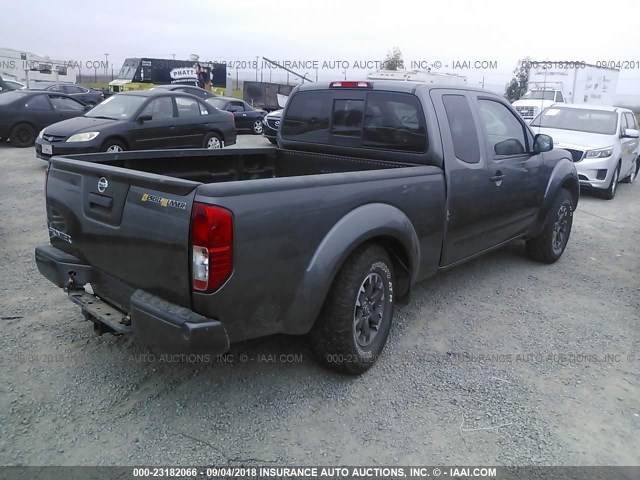 1N6AD0CUXGN786858 - 2016 NISSAN FRONTIER SV/PRO-4X GRAY photo 4