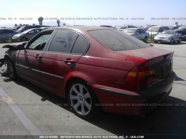 WBAET37453NJ30111 - 2003 BMW 325 I RED photo 3