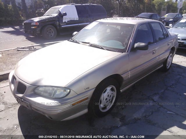 1G2NE52M7VM544066 - 1997 PONTIAC GRAND AM SE TAN photo 2