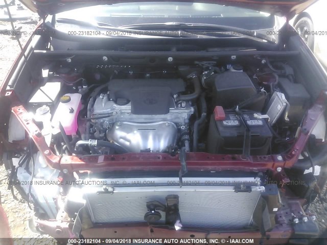 2T3RFREV3JW720226 - 2018 TOYOTA RAV4 ADVENTURE/XLE 红色 照片 10