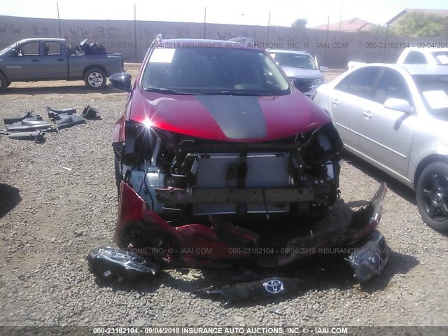 2T3RFREV3JW720226 - 2018 TOYOTA RAV4 ADVENTURE/XLE 红色 照片 6