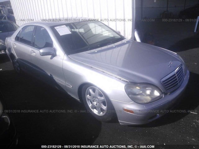 WDBNG75J12A234199 - 2002 MERCEDES-BENZ S 500 SILVER photo 1