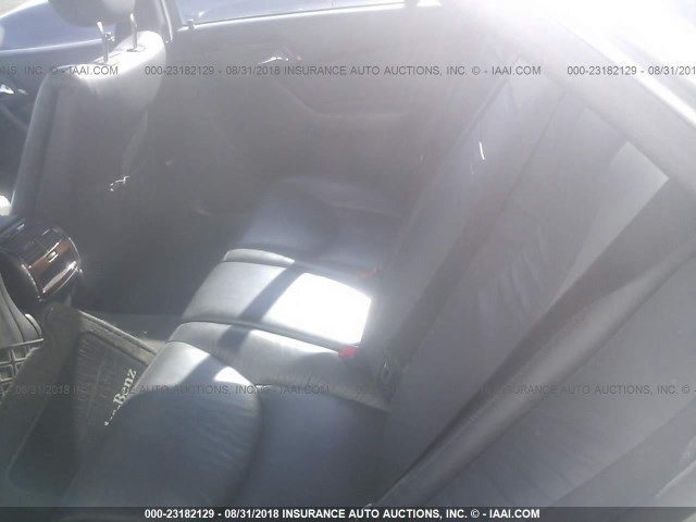 WDBNG75J12A234199 - 2002 MERCEDES-BENZ S 500 SILVER photo 8