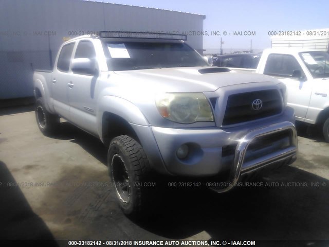 5TEKU72N86Z257091 - 2006 TOYOTA TACOMA DBL CAB PRERUNNER LNG BED GRAY photo 1