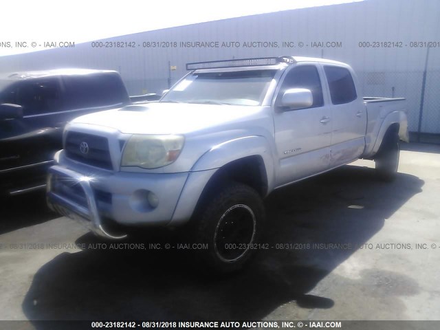 5TEKU72N86Z257091 - 2006 TOYOTA TACOMA DBL CAB PRERUNNER LNG BED GRAY photo 2