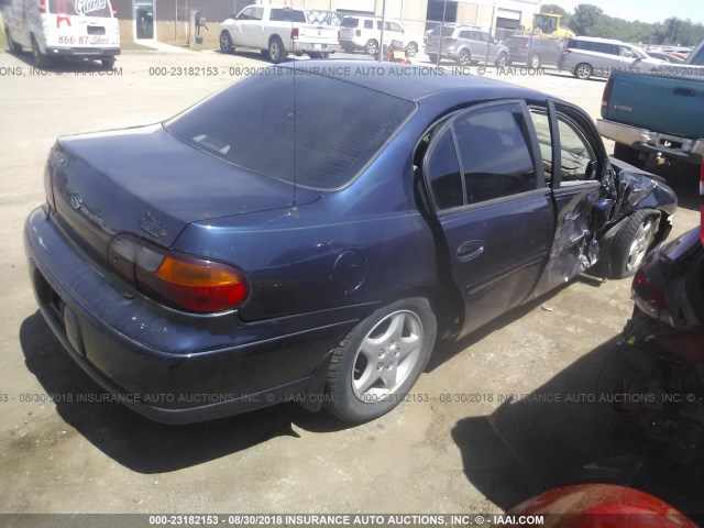 1G1NE52J116163709 - 2001 CHEVROLET MALIBU LS Көк фото 4