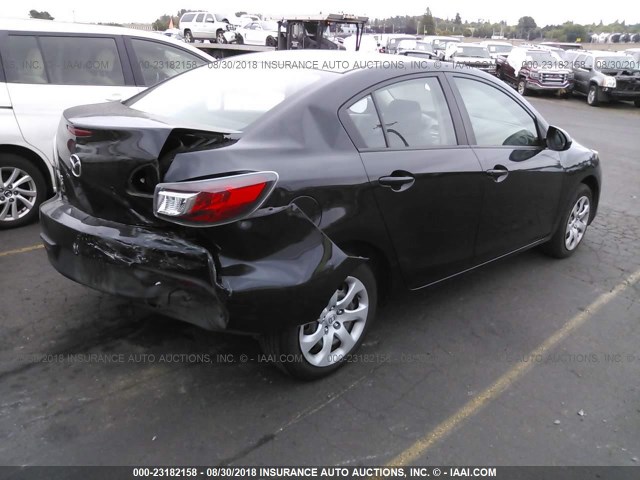 JM1BL1UG0B1496458 - 2011 MAZDA 3 I BLACK photo 4