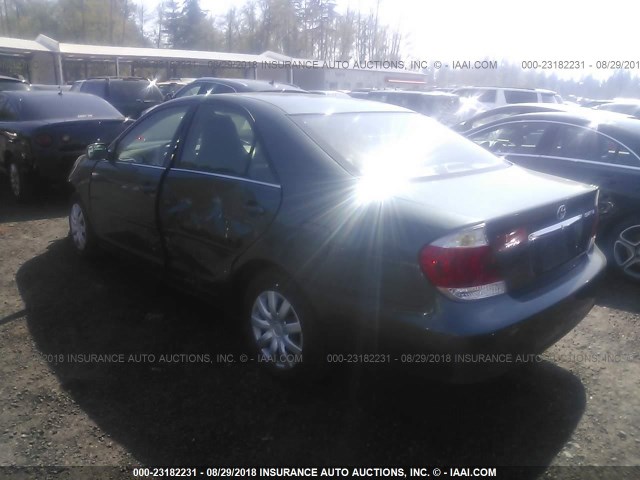 4T1BE32K05U076677 - 2005 TOYOTA CAMRY LE/XLE/SE Теңіз көгі фото 3
