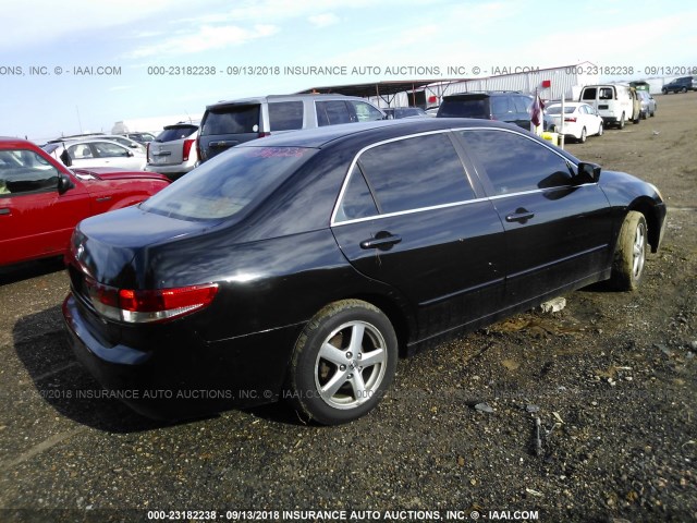 1HGCM56643A094832 - 2003 HONDA ACCORD EX BLACK photo 4