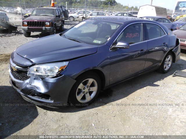 1G11C5SL4FF306018 - 2015 CHEVROLET MALIBU 1LT ნაცრისფერი ფოტო 2