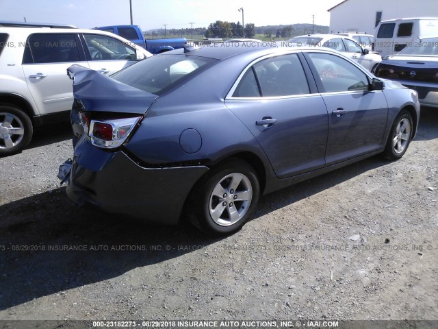 1G11C5SL4FF306018 - 2015 CHEVROLET MALIBU 1LT ნაცრისფერი ფოტო 4