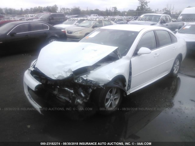 2G1WA5E39G1143897 - 2016 CHEVROLET IMPALA LIMITED LS WHITE photo 2