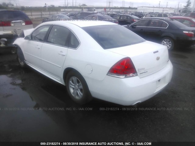 2G1WA5E39G1143897 - 2016 CHEVROLET IMPALA LIMITED LS WHITE photo 3