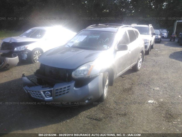 JN8AS58V68W117087 - 2008 NISSAN ROGUE S/SL GRAY photo 2