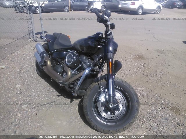 1HD1YKJ35JC063854 - 2018 HARLEY-DAVIDSON FXFB FAT BOB BLACK photo 1