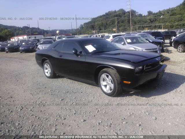 2B3CJ4DV5AH323773 - 2010 DODGE CHALLENGER SE BLACK photo 1