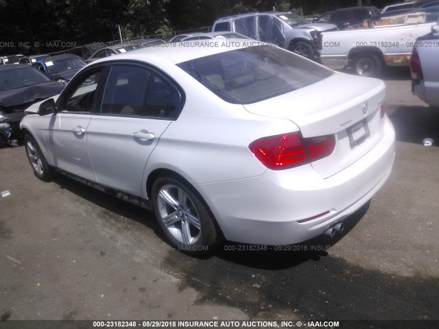 WBA3C1C50FK123535 - 2015 BMW 328 I SULEV WHITE photo 3