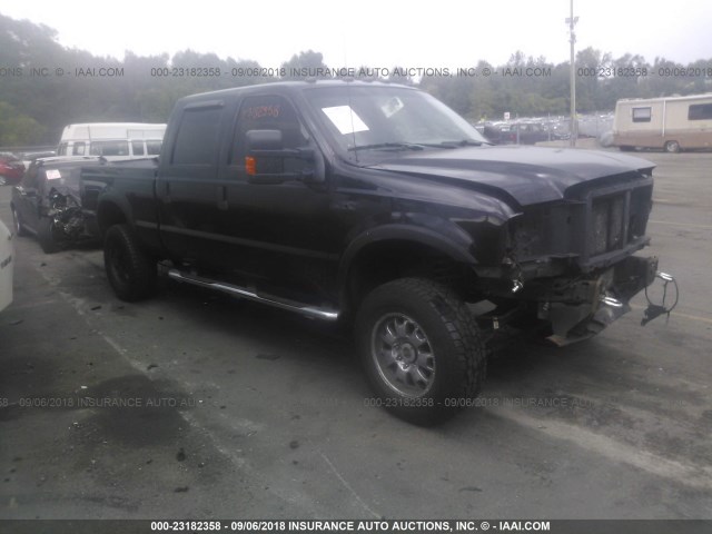 1FTSW21P57EA05335 - 2007 FORD F250 SUPER DUTY BLACK photo 1