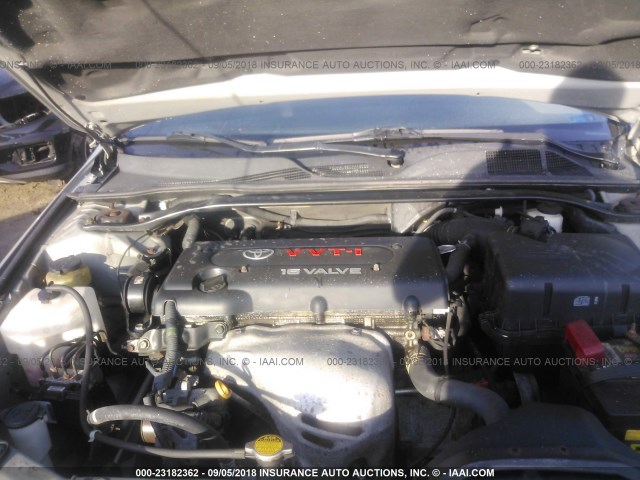 4T1CE38P06U727184 - 2006 TOYOTA CAMRY SOLARA SE/SLE ვერცხლისფერი ფოტო 10