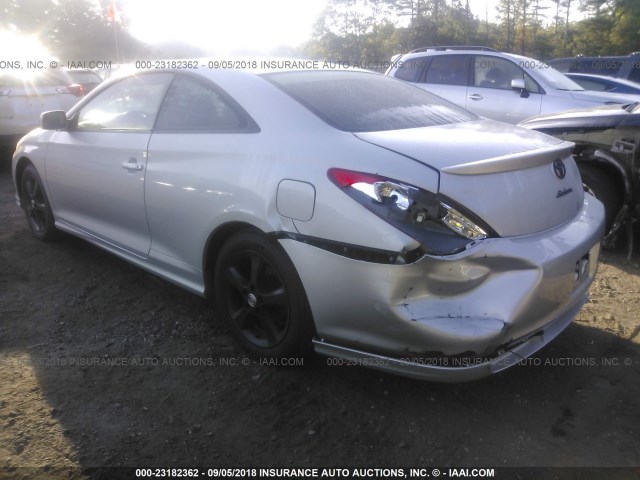 4T1CE38P06U727184 - 2006 TOYOTA CAMRY SOLARA SE/SLE ვერცხლისფერი ფოტო 3