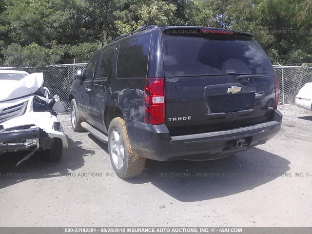 1GNSCAE03BR354146 - 2011 CHEVROLET TAHOE C1500  LS BLACK photo 3