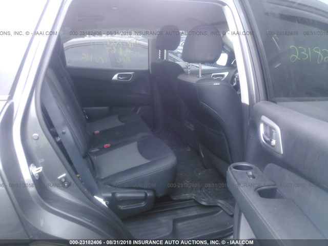 5N1DR2MM7HC684082 - 2017 NISSAN PATHFINDER S/SV/SL/PLATINUM GRAY photo 8