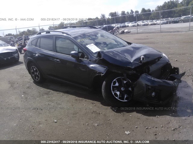 JF2GTADC4JH306302 - 2018 SUBARU CROSSTREK PREMIUM Сұр фото 1