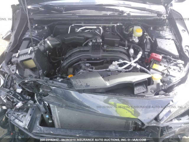 JF2GTADC4JH306302 - 2018 SUBARU CROSSTREK PREMIUM Сұр фото 10