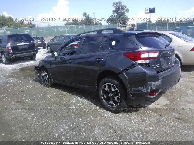 JF2GTADC4JH306302 - 2018 SUBARU CROSSTREK PREMIUM Сұр фото 3