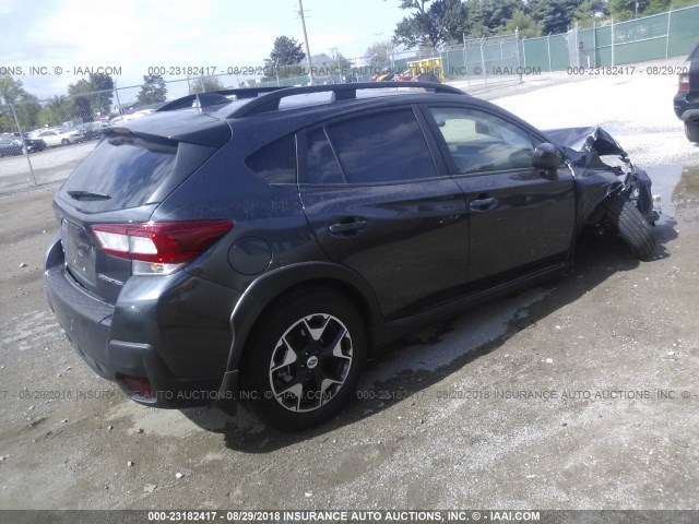 JF2GTADC4JH306302 - 2018 SUBARU CROSSTREK PREMIUM Сұр фото 4