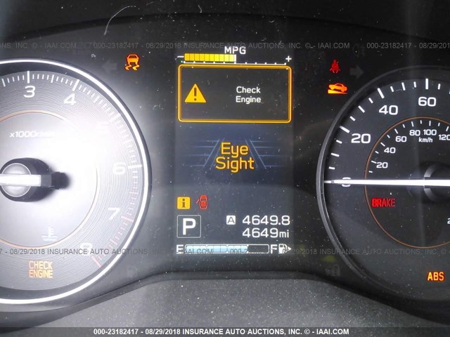 JF2GTADC4JH306302 - 2018 SUBARU CROSSTREK PREMIUM Сұр фото 7