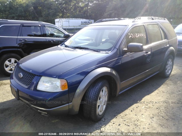 1FMZK011X5GA57468 - 2005 FORD FREESTYLE SE BLUE photo 2